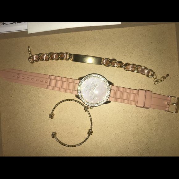 3 piece watch and bracelets set - Picture 2 of 2